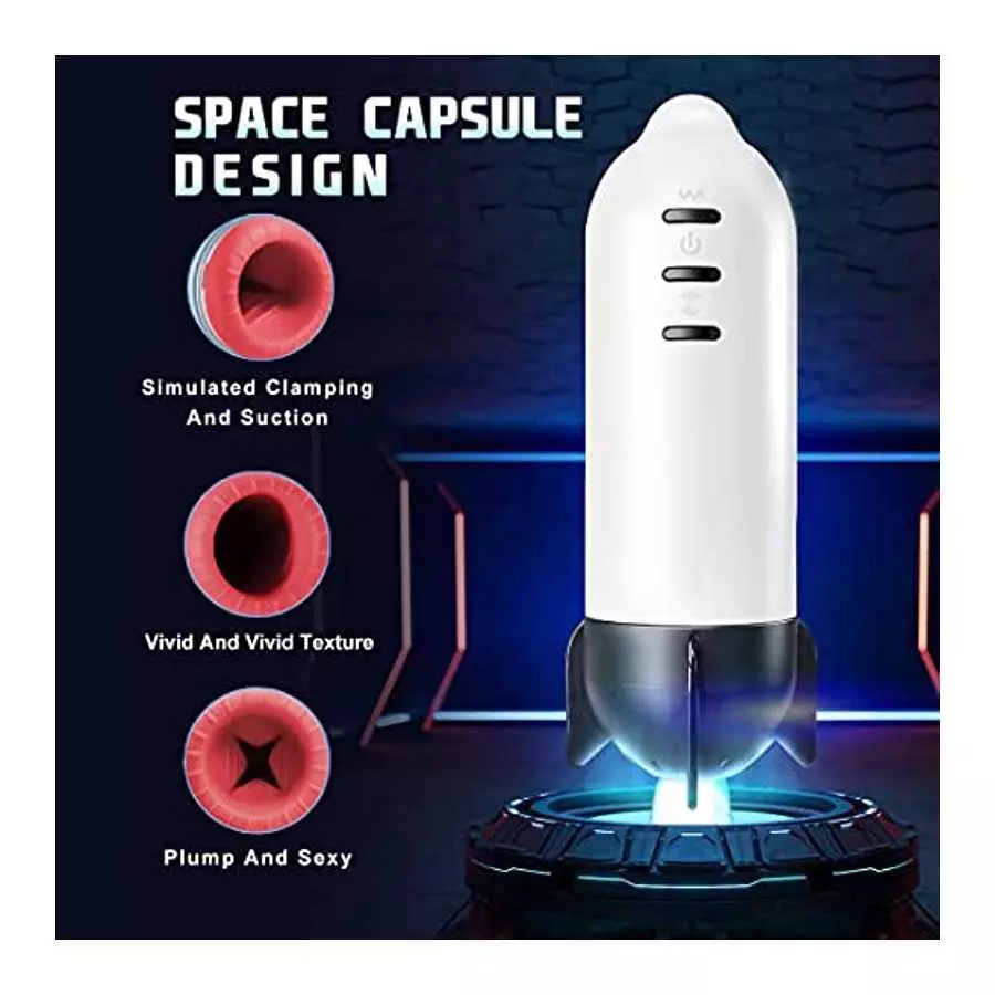 Automatic Male Masturbator, Sucking Male Masturbator Cup with 7 Suction & 7 Vibrating for Mens Male Sex Toys, Pocket Pussy Strok