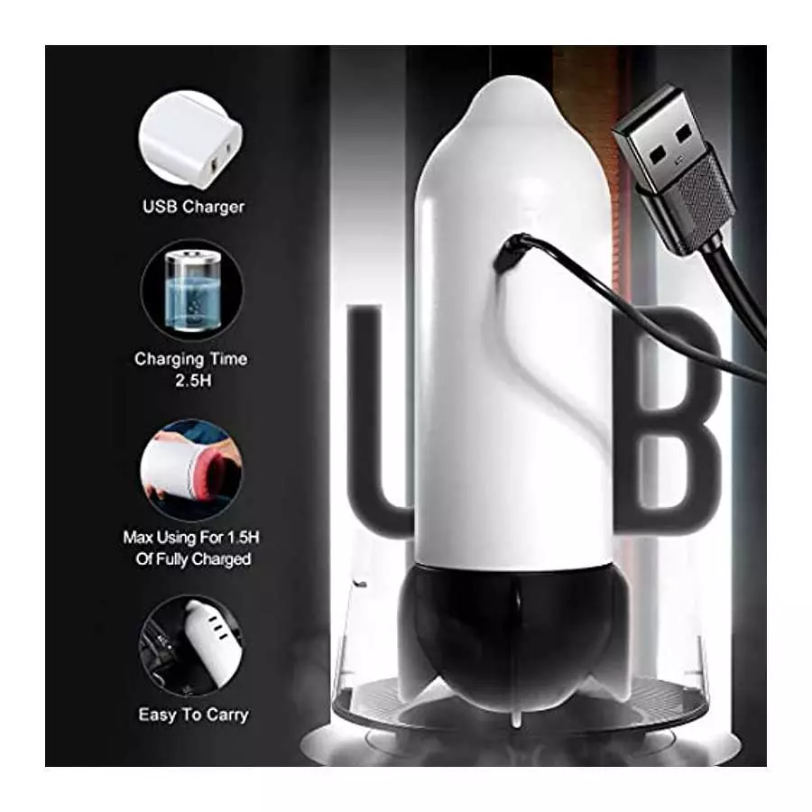 Automatic Male Masturbator, Sucking Male Masturbator Cup with 7 Suction & 7 Vibrating for Mens Male Sex Toys, Pocket Pussy Strok