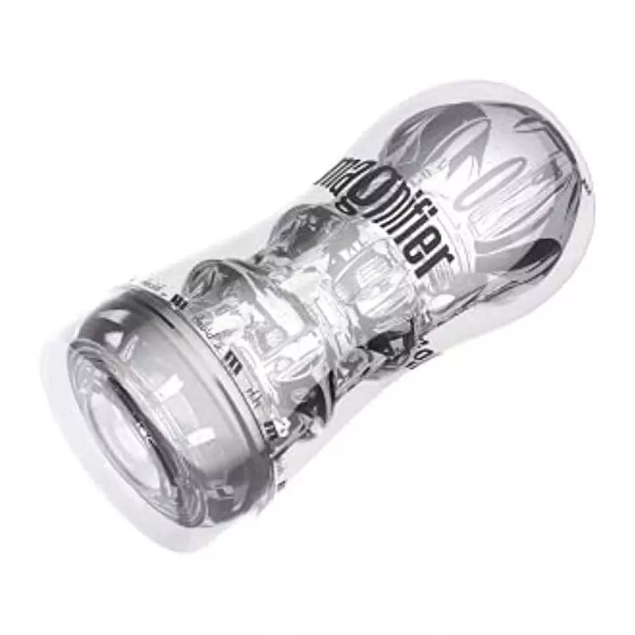 Blush Soft and Wet Magnifier Masturbator - Pocket Stroker Cup - Soft Self Lubricating Multiple Pleasure Chamber - Watch As You P