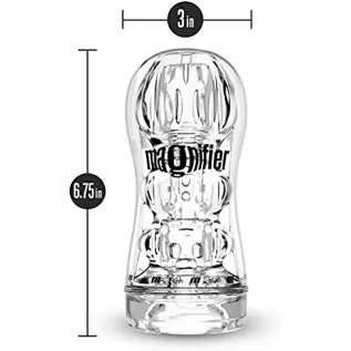 Blush Soft and Wet Magnifier Masturbator - Pocket Stroker Cup - Soft Self Lubricating Multiple Pleasure Chamber - Watch As You P Blush Soft and Wet Magnifier Masturbator - Pocket Stroker Cup - Soft Self Lubricating Multiple Pleasure Chamber - Watch As You P