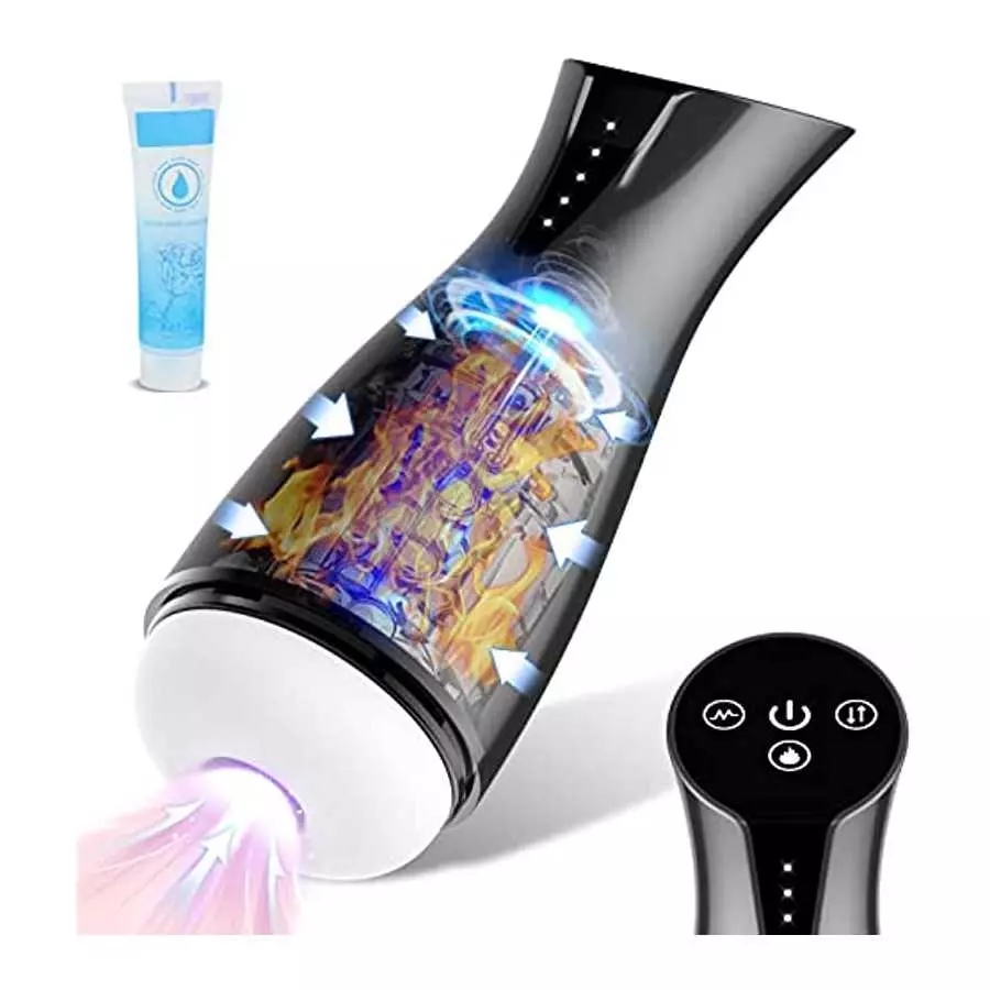 Automatic Sucking Male Masturbator Cup, Flicos Male Masturbation Blowjob Toy with 3 Sucking 10 Vibration Powerful Modes, Pocket Automatic Sucking Male Masturbator Cup, Flicos Male Masturbation Blowjob Toy with 3 Sucking 10 Vibration Powerful Modes, Pocket