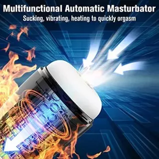 Automatic Sucking Male Masturbator Cup, Flicos Male Masturbation Blowjob Toy with 3 Sucking 10 Vibration Powerful Modes, Pocket Automatic Sucking Male Masturbator Cup, Flicos Male Masturbation Blowjob Toy with 3 Sucking 10 Vibration Powerful Modes, Pocket