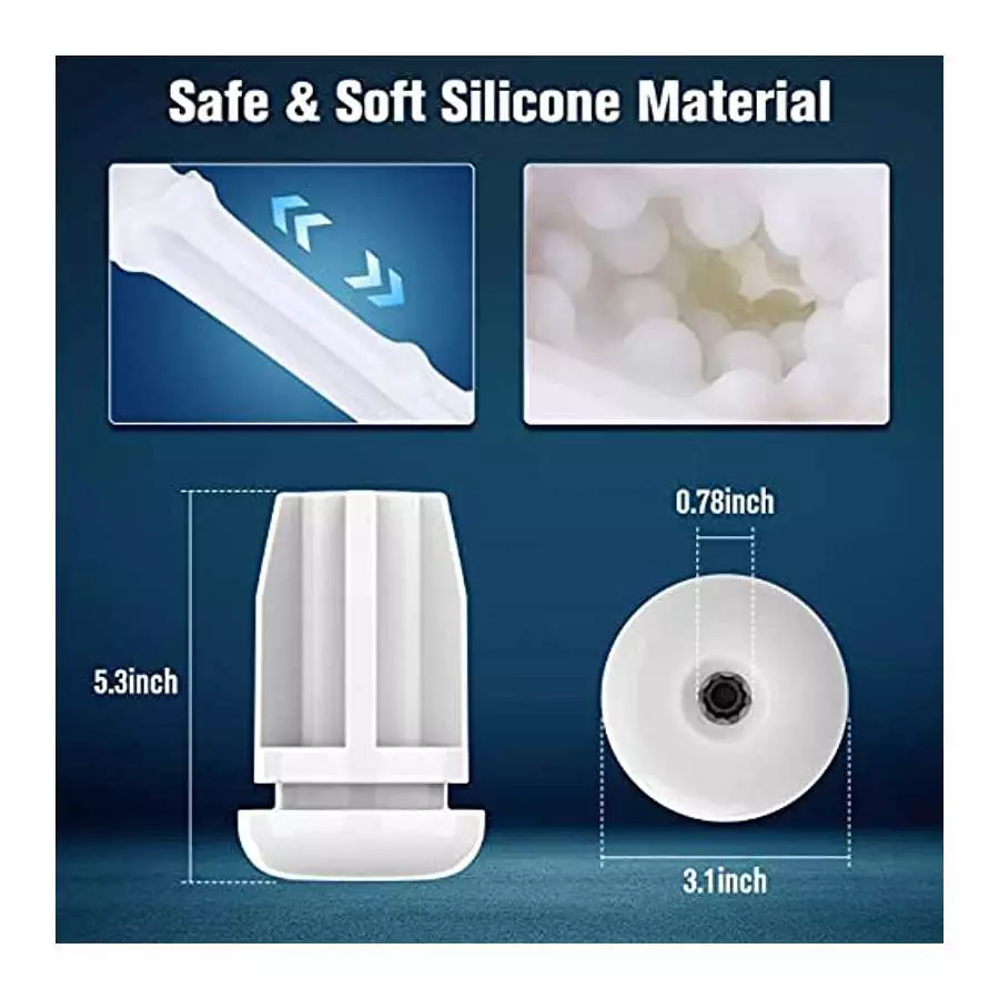 Automatic Sucking Male Masturbator Cup, Flicos Male Masturbation Blowjob Toy with 3 Sucking 10 Vibration Powerful Modes, Pocket