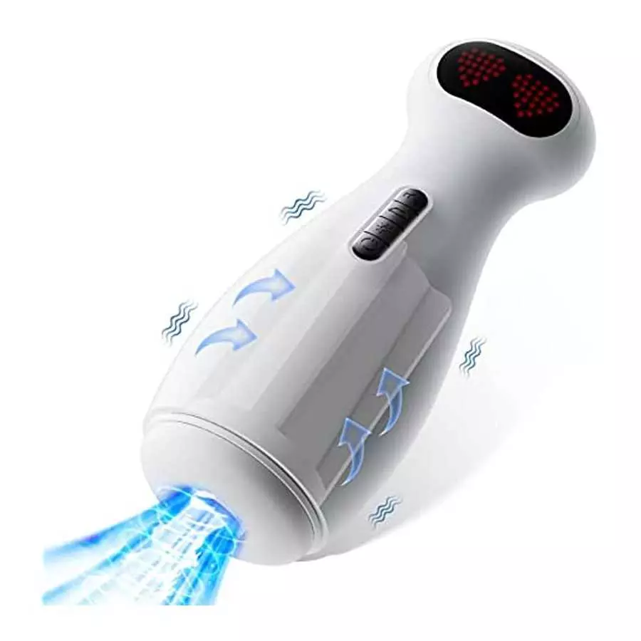 Automatic Sucking Male Masturbator ，2 Sound Modes，12 Powerful Vibrations All-Inclusive Penis ，Automatic Male masturbator 3 Sucki