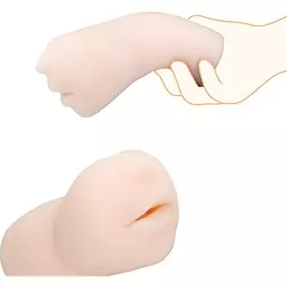 Silicone Realistic Mouth with Tongue and Teeth Male Masturbator Oral Sex Blow Job Pocket Pussy Adult Toy