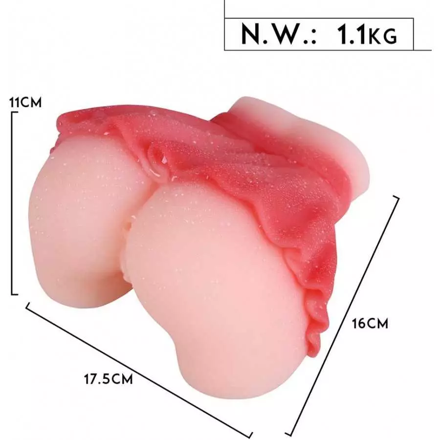 5lbs Realistic Lifelike Sex Doll Men Masturbator Adult Toy Torso Doll Pocket Doll for Men Masturbation, 3D Realistic Textured Va