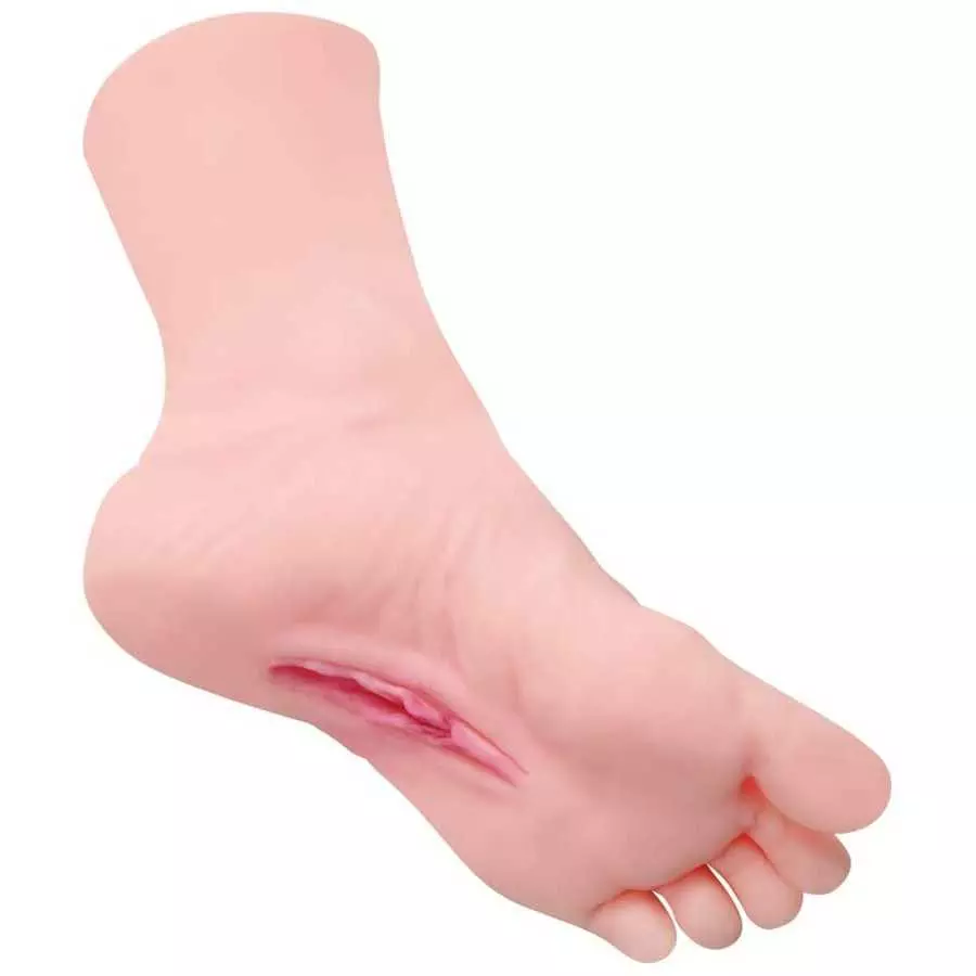 Male Masturbators Cup, Realistic Fetish Foot with Torso and Vaginal, Female Mannequin Foot Male Masturbation Stroker for Man (Ri