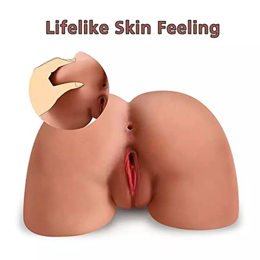 Male Masturbator Sex Doll Butt Male Sex Toys for Men Orgasm, Lifelike Pocket Pussy Ass Stroker Female Torso Hip with Heating Rod