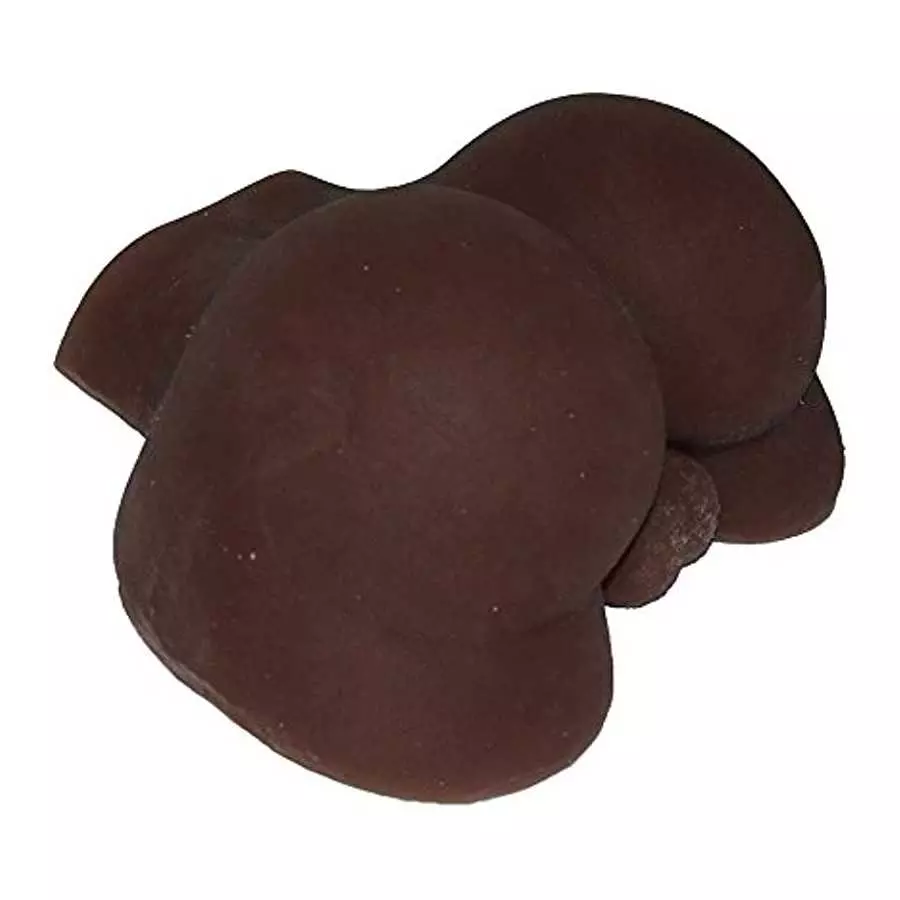 Male Masturbator Full Silicone Black Man Butt Ass with Testicles and Anal Holes Sex Doll for Male&Gay