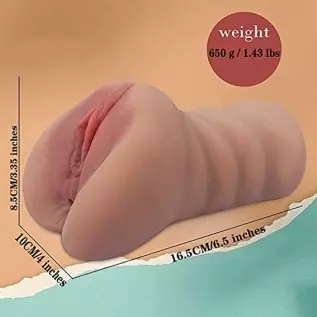 Realistic Male Masturbator Toy with Skin Texture Elastic Soft Portable Flesh 3D Vagina Anal, Real Female Pocket Pussy, Firm Dual Realistic Male Masturbator Toy with Skin Texture Elastic Soft Portable Flesh 3D Vagina Anal, Real Female Pocket Pussy, Firm Dual