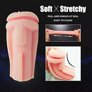 Automatic Male Masturbator Cup with 7 Vibration Modes, Pocket Pussy with Realistic Textured for Penis Stimulation Massager, Vagi Automatic Male Masturbator Cup with 7 Vibration Modes, Pocket Pussy with Realistic Textured for Penis Stimulation Massager, Vagi