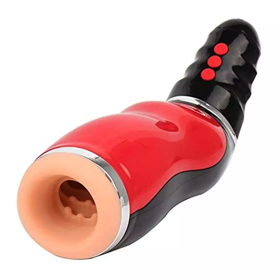 Male Masturbator Cup Adult Sex Toys for Men, Automatic Electric 5 Clamping 10 Vibrating with Various Woman Moans Stroker Masturb