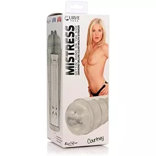 Mistress Courtney Diamond Deluxe Mouth Stroker Toy for Men, Women, and Couples, Adult Sex Pleasure Toys, Male Masturbators Reali