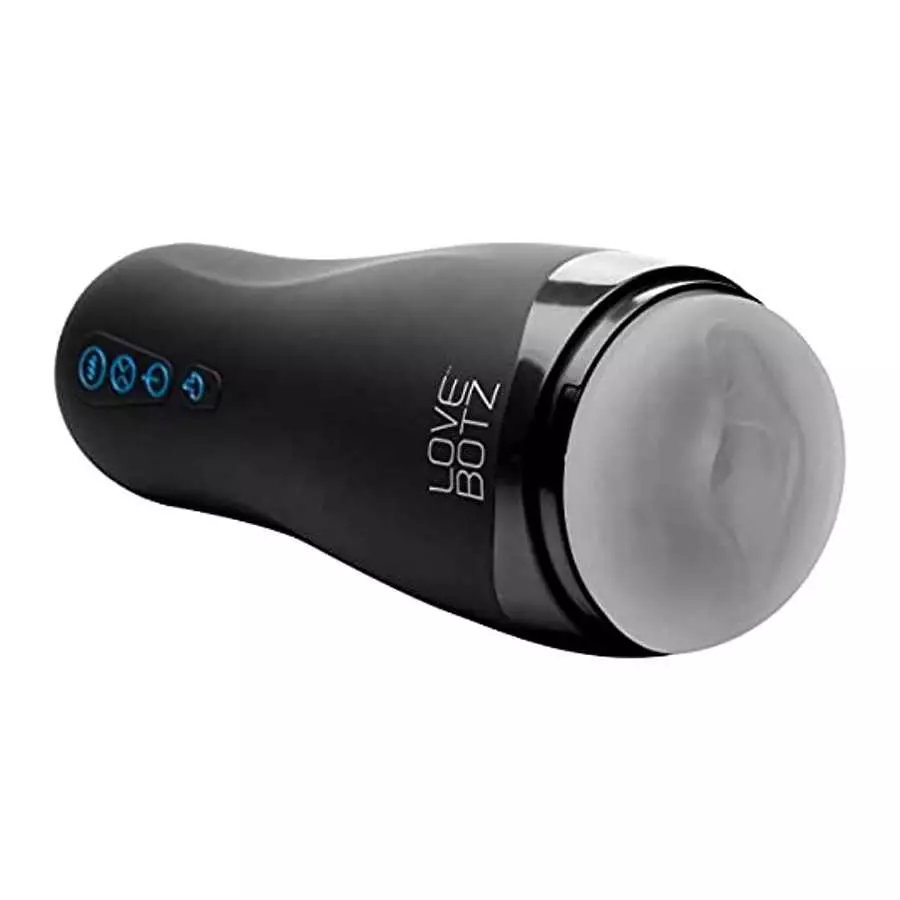 LoveBotz Auto Milker 15X Sucking Male Masturbator Toy with Triple Sensations | Warming Suction Vibration | Adult Sex Pleasure To