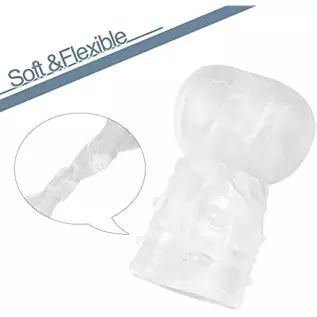 Male Masturbator Cup Sex Toys for Men,Portable Transparent Pocket Pussy Stroker with Vagina Textured