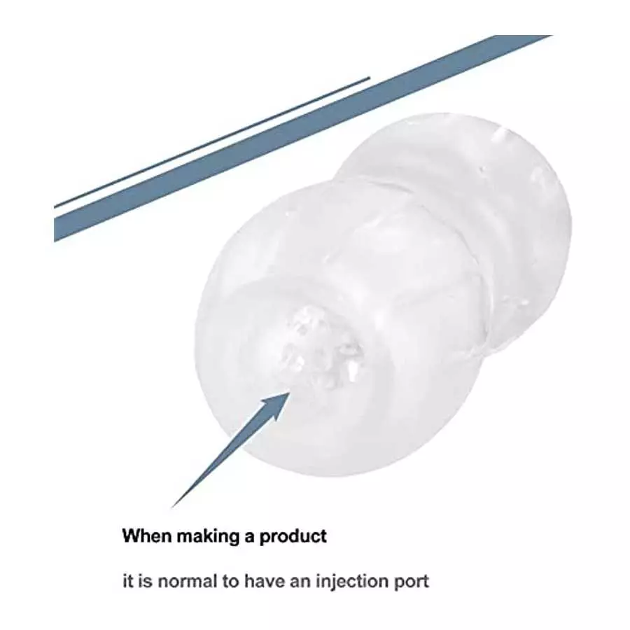 Male Masturbator Cup Sex Toys for Men,Portable Transparent Pocket Pussy Stroker with Vagina Textured