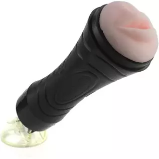 BeHorny Masturbator Male Sex Toy with Hands Free Suction Cup