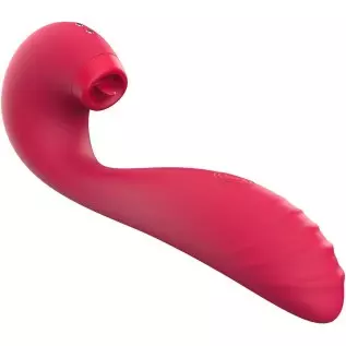 WiMiFar Swan 3in1 Clit Sucker Dildo Vibrator for Women Sex Toys, Soft Silicone Female G-spot Stimulation Vibrators Thrusting Dil