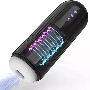 Automatic Male Masturbator, Surprix 7 Blowjob Thrusting Modes, Men Sex Toys, One-Click Hand-Free Pocket Pussy Function with 3D R