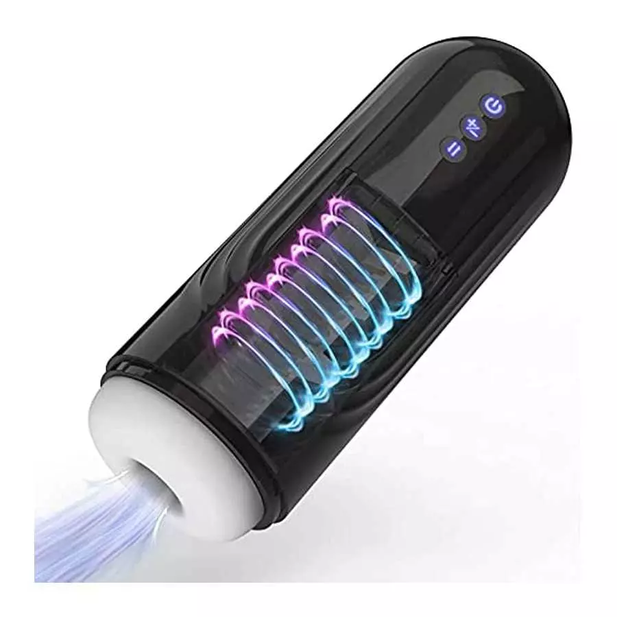 Automatic Male Masturbator, Surprix 7 Blowjob Thrusting Modes, Men Sex Toys, One-Click Hand-Free Pocket Pussy Function with 3D R