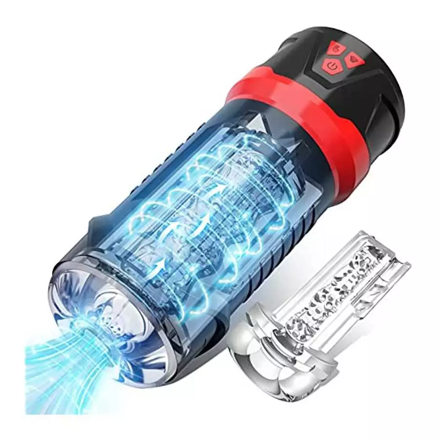 Automatic Stoker Sucking Electric Male Masturbator Cup with 10 Vibration & 3 Vacuum Suction Jinglejungle Pocket Pussy Adult Sex 