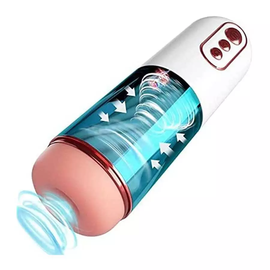 Automatic Male Masturbator Adult Men Sex Blowjob Toys with 7 Vibration Modes Sleeve Hands Free Pocket Pussy Stroker with 7 Modes Automatic Male Masturbator Adult Men Sex Blowjob Toys with 7 Vibration Modes Sleeve Hands Free Pocket Pussy Stroker with 7 Modes