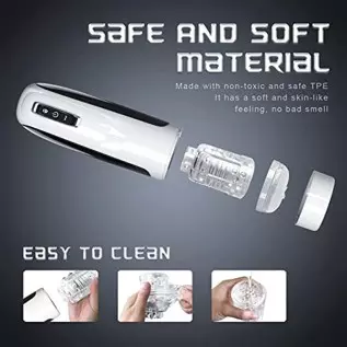 Automatic Male Masturbators with 10 Modes - Thrusting 360°Rotating ,Electric Hand-Free Men Masturbation Pocket Pussy for Sex Tra Automatic Male Masturbators with 10 Modes - Thrusting 360°Rotating ,Electric Hand-Free Men Masturbation Pocket Pussy for Sex Tra