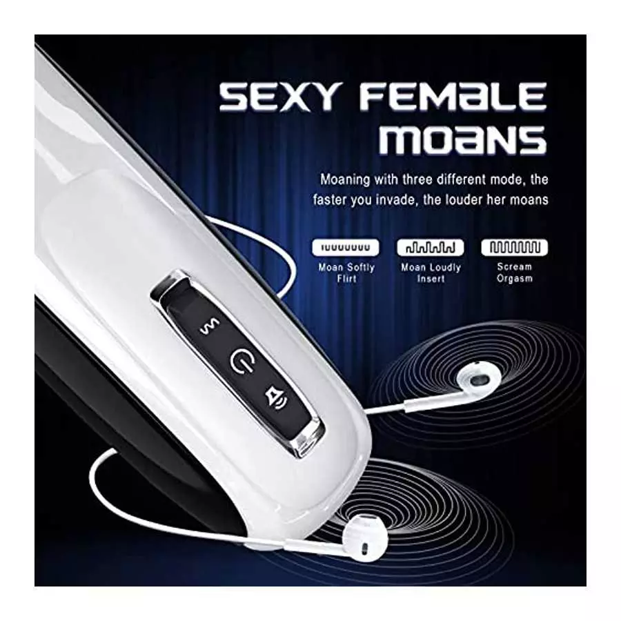Automatic Male Masturbators with 10 Modes - Thrusting 360°Rotating ,Electric Hand-Free Men Masturbation Pocket Pussy for Sex Tra