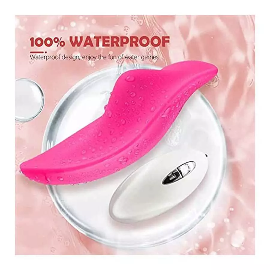 Thrust Sex Toys for Women - 2 in 1 Vibrator with Suction Cup Stimulator, Tongue Licking and 9 Thrust Vibrators Realistic Dildo A