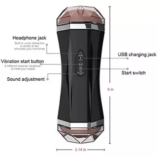 Men Massage Trainer Realistic 3D Pocket Pussuy with Tight Sleeve Stroker Mouth and Pussy Double Head Masturbration Cup Hand Free Men Massage Trainer Realistic 3D Pocket Pussuy with Tight Sleeve Stroker Mouth and Pussy Double Head Masturbration Cup Hand Free