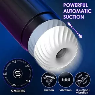 APP-Remote Automatic Sucking Masturbator Men Sex-Toy - SVAKOM APP-Control & 2D Interactive Hands Free Masturbators Cup with 5 Su APP-Remote Automatic Sucking Masturbator Men Sex-Toy - SVAKOM APP-Control & 2D Interactive Hands Free Masturbators Cup with 5 Su
