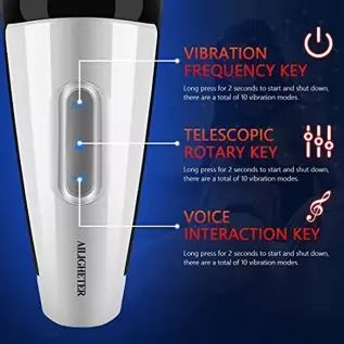 2023 New Automatic Male Masturbators - Upgraded 7 Vibration & Suction Hands Free Pocket Pussy Male Stroker with 3D Realistic Tex 2023 New Automatic Male Masturbators - Upgraded 7 Vibration & Suction Hands Free Pocket Pussy Male Stroker with 3D Realistic Tex