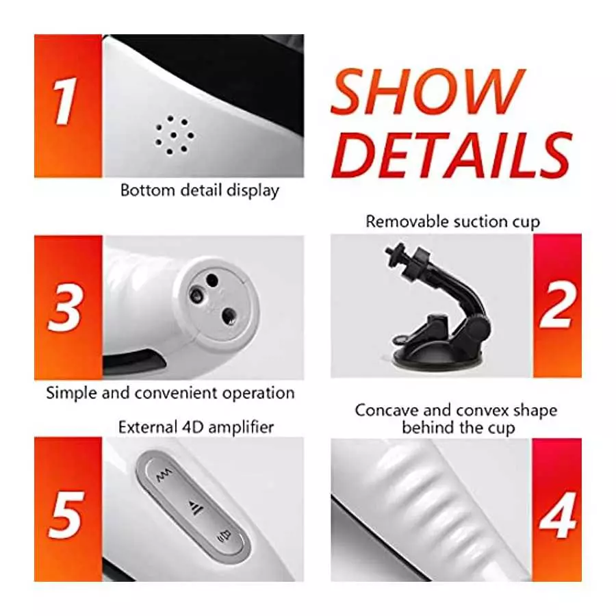 2023 New Automatic Male Masturbators - Upgraded 7 Vibration & Suction Hands Free Pocket Pussy Male Stroker with 3D Realistic Tex