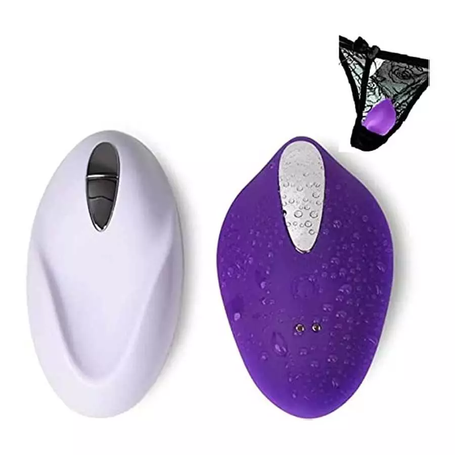 2 in 1 Wearable Vibrator, Thrust Vibrator Realistic Dildo Clit Suction Cup, G-spot and Clit Vibrator with 9 Modes Massage Toys f 2 in 1 Wearable Vibrator, Thrust Vibrator Realistic Dildo Clit Suction Cup, G-spot and Clit Vibrator with 9 Modes Massage Toys f