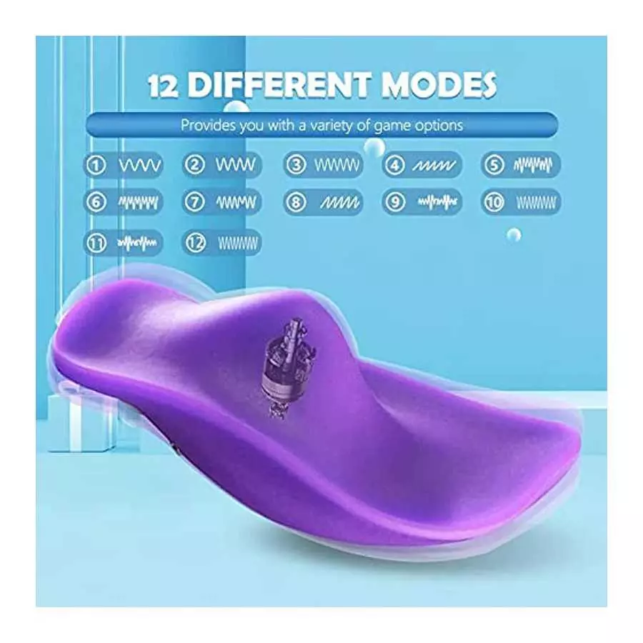 2 in 1 Wearable Vibrator, Thrust Vibrator Realistic Dildo Clit Suction Cup, G-spot and Clit Vibrator with 9 Modes Massage Toys f