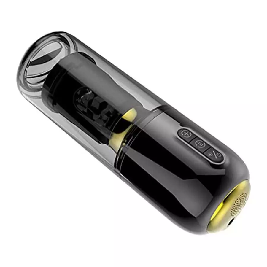 Rechargeable Automatic Male Masturbators Toys - Suction Hands Free Pocket Pussy Male Stroker with 3D Realistic Textured,Adult Se