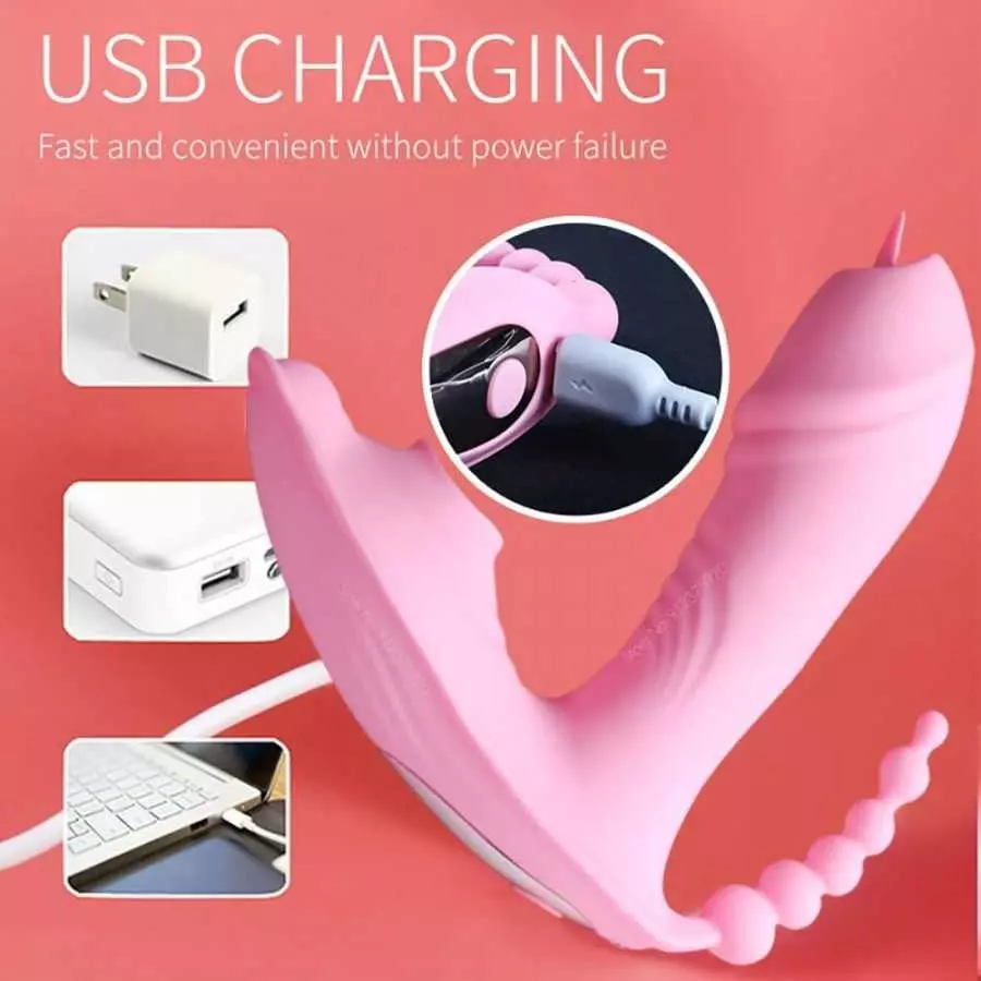 TINMICO 3 in 1 Machine Female Masturbator,Sex Toy for Women,G spot Dildo Vibrator Rose Sucker,Gift for Women Female Couples (Pur