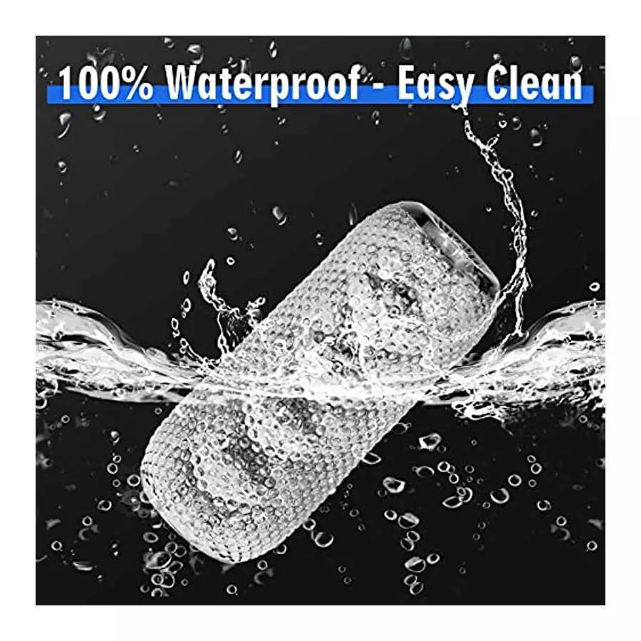 Male Masturbator Cup Masturbate Sleeve Sex Toy, Double-Opened Crystal Vagina Oral Sleeve Transparent Stroker Blowjob Sucking Por