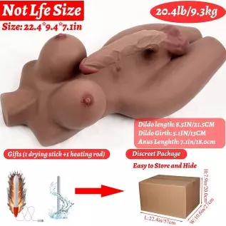 Shemale Sex Doll with Torso Realistic Dildo Breasts and Anal Lifelike Transsexual Love Dolls Hugh Penis Silicone Breast Anal Tes