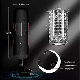 Luyoukiss Automatic Male Masturbator Cup, Penis Stroker with 7 Thrusting & Roating Modes LCD Display Electric Pocket Pussy for M Luyoukiss Automatic Male Masturbator Cup, Penis Stroker with 7 Thrusting & Roating Modes LCD Display Electric Pocket Pussy for M