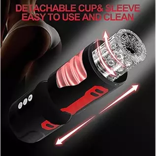 Luyoukiss Automatic Male Masturbator Cup, Penis Stroker with 7 Thrusting & Roating Modes LCD Display Electric Pocket Pussy for M Luyoukiss Automatic Male Masturbator Cup, Penis Stroker with 7 Thrusting & Roating Modes LCD Display Electric Pocket Pussy for M