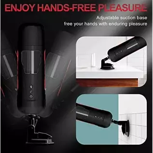 Luyoukiss Automatic Male Masturbator Cup, Penis Stroker with 7 Thrusting & Roating Modes LCD Display Electric Pocket Pussy for M Luyoukiss Automatic Male Masturbator Cup, Penis Stroker with 7 Thrusting & Roating Modes LCD Display Electric Pocket Pussy for M