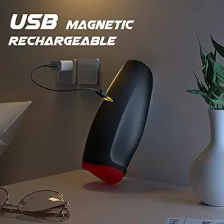 2 in 1 Automatic Sucking Male Masturbators Cup with 10 Vibration & 6 Suction Modes,G spot Dildo Pump Enlargement Stimulation,Han