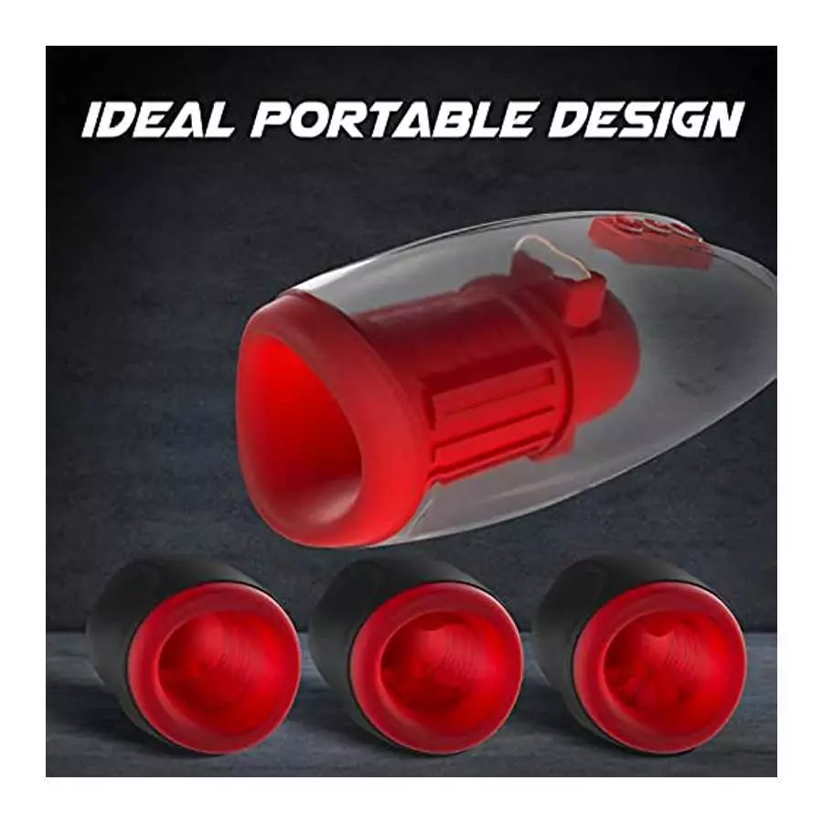 2 in 1 Automatic Sucking Male Masturbators Cup with 10 Vibration & 6 Suction Modes,G spot Dildo Pump Enlargement Stimulation,Han