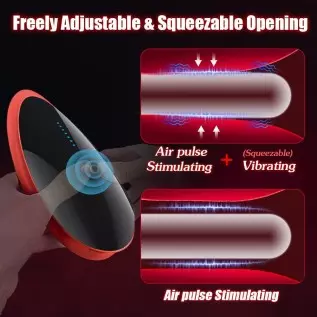 Air Pulse Automatic Male Masturbator Cup Penis Vibrator, Zcsouya Squeezable Male Masturbators Sex Toy Penis Stroker Trainer With Air Pulse Automatic Male Masturbator Cup Penis Vibrator, Zcsouya Squeezable Male Masturbators Sex Toy Penis Stroker Trainer With