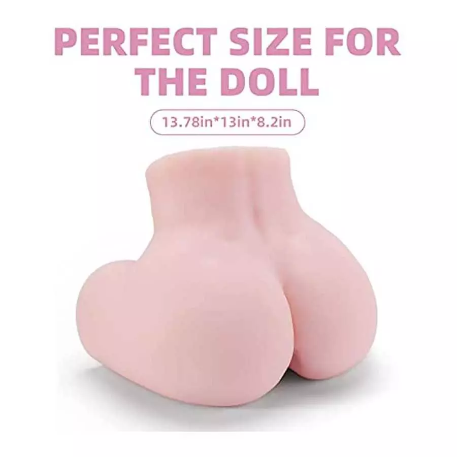 19LB Sex Doll for Men-TPE Material Feels Realistic Male Masturbators, Two Hole Design Pocket Pussy for Men, Easy to Clean and Ma