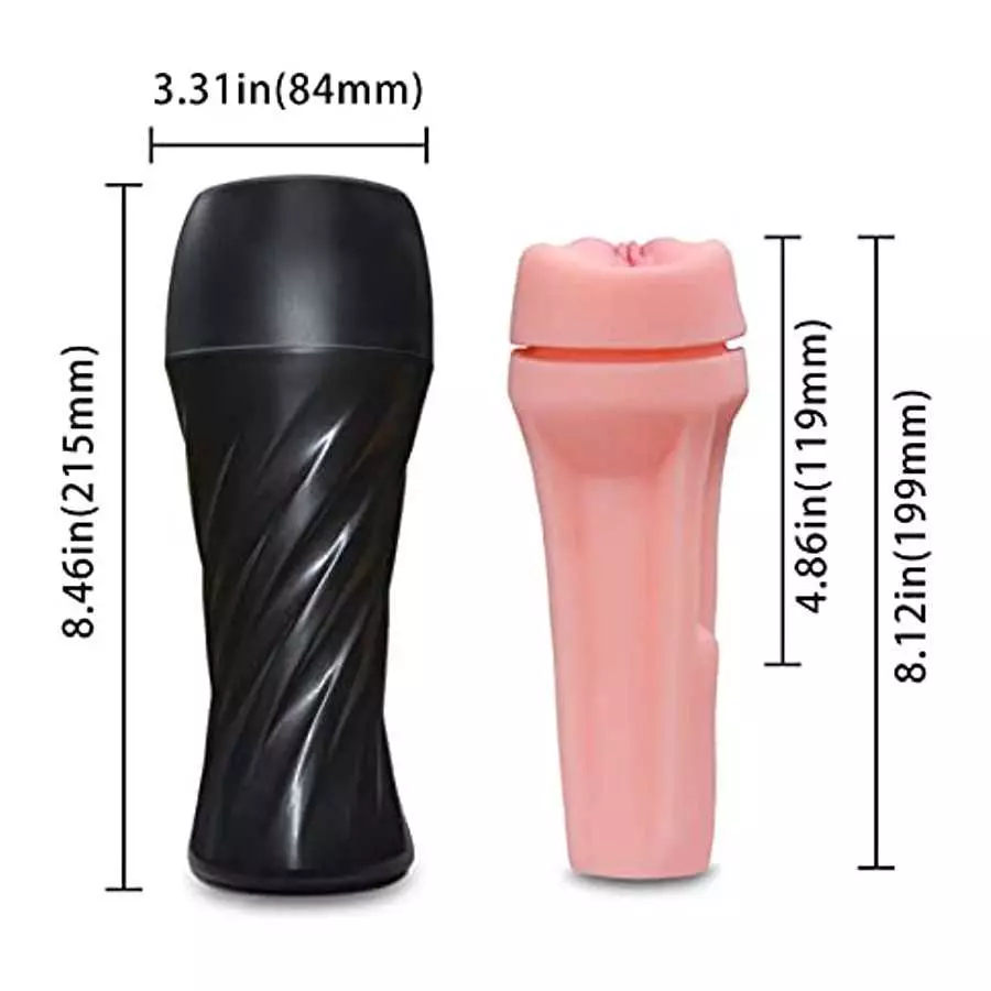 Male Masturbation Cup, Realistic Textured Vaginal Pussy, Super Soft Male Masturbation Stroker, Adult Sex Toys