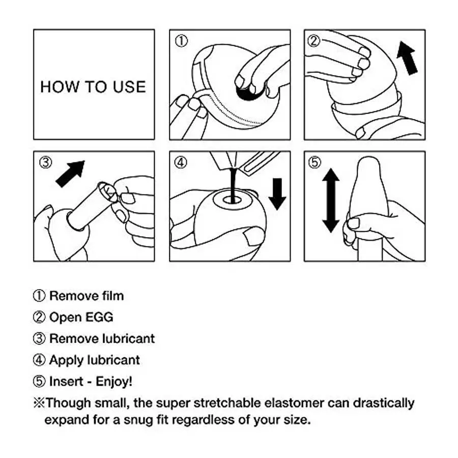 TENGA EGG-013C Wavy II Cool Edition Easy Beat Egg Portable Male Masturbator