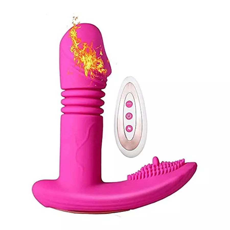 Realistic Dildo Vibrator, 2 in 1 Adult Toy Couple Sex Toy, 10 Tongue Licking & 10 Thrusting Dildo Female Vibrators G-spot Clitor Realistic Dildo Vibrator, 2 in 1 Adult Toy Couple Sex Toy, 10 Tongue Licking & 10 Thrusting Dildo Female Vibrators G-spot Clitor