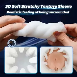 Automatic Bidirectional Rotating Male Masturbator Sex Toy with 6 Rotation, LOVENOTE Pocket Pussy with Realistic Sleeve Stroker M Automatic Bidirectional Rotating Male Masturbator Sex Toy with 6 Rotation, LOVENOTE Pocket Pussy with Realistic Sleeve Stroker M